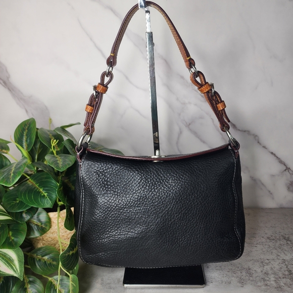 Coach Chelsea Black Pebbled Leather Shoulder Bag D04S-9378 - Picture 7 of 14